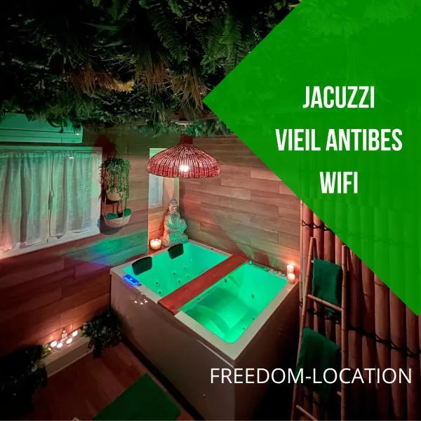 Le balneo jacuzzi Vieil Antibes Safranier，位于昂蒂布的酒店