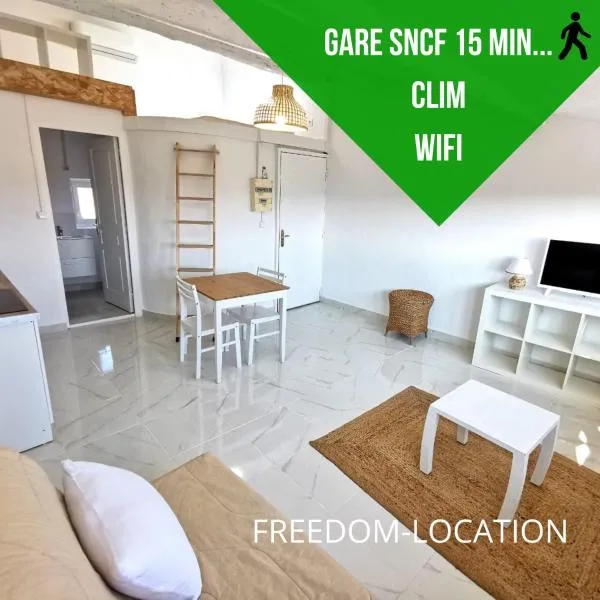 Studio centre ville LES ARCS avec vue sur massif des maures，位于阿尔让河畔阿尔克的酒店