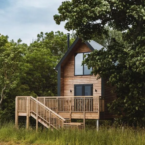 The Tree Houses at Madeira in Fife，位于安斯特拉瑟的酒店