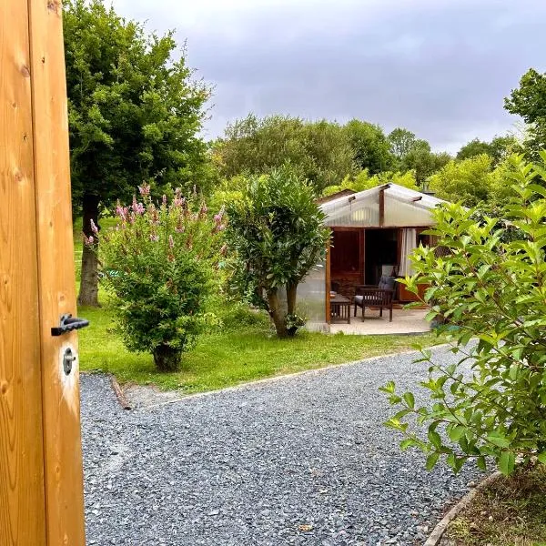 Chalet de la Prairie - Terrain privé - Bain Nordique，位于Hamars的酒店