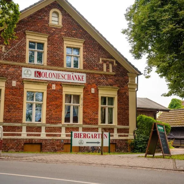 Hotel Kolonieschänke，位于Neu Zauche的酒店