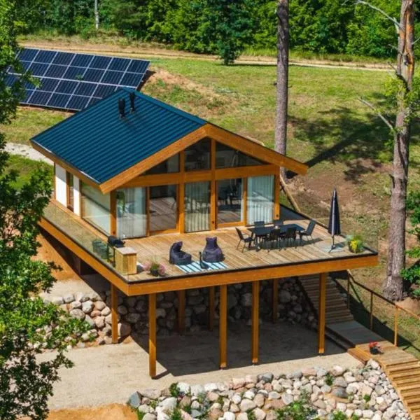 ODYL Off-grid Holiday House，位于Mikitamäe的酒店