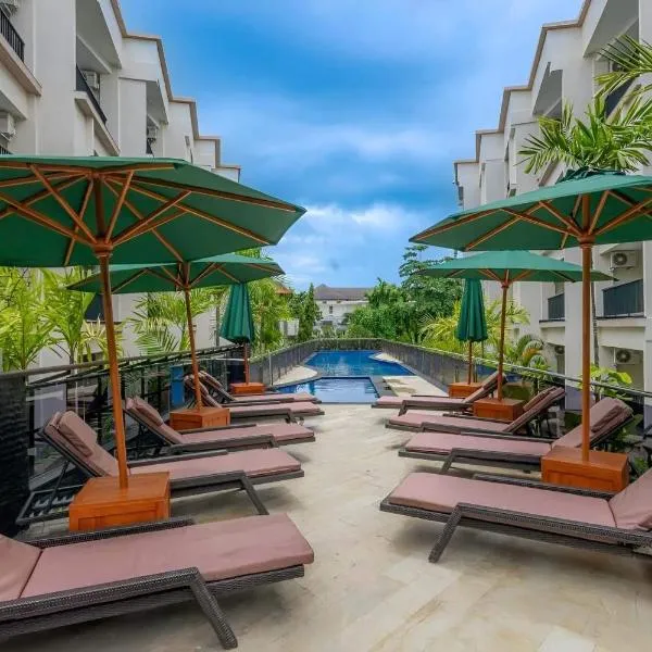 巴厘岛寰庭氛围帕夏库塔度假村，位于库塔的酒店