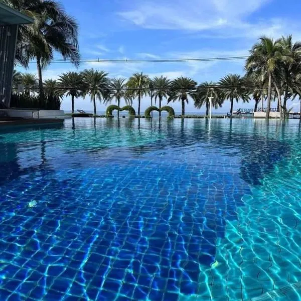2 Bedroom 2 Bath Seaview Jomtiem Pattaya floor 3rd 66Sqm，位于乔木提恩海滩的酒店