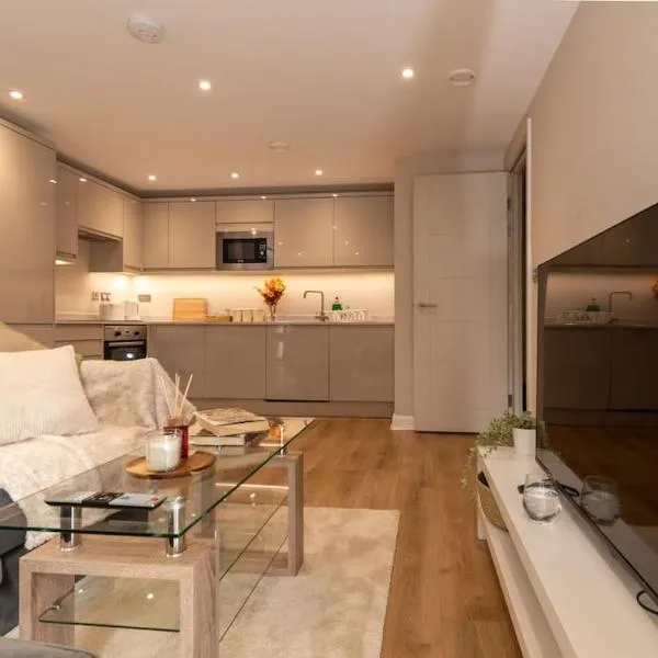 Modern Apartment - Leeds City Centre，位于Moortown的酒店