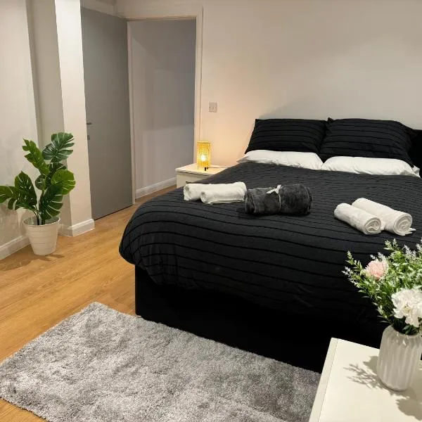 Apartment near Luton Airport and Train Station，位于斯蒂夫尼奇的酒店