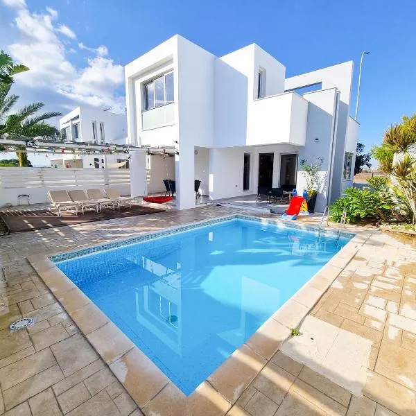 Beach Villa With Private Pool And BBQ 17，位于皮尔瓦利亚的酒店