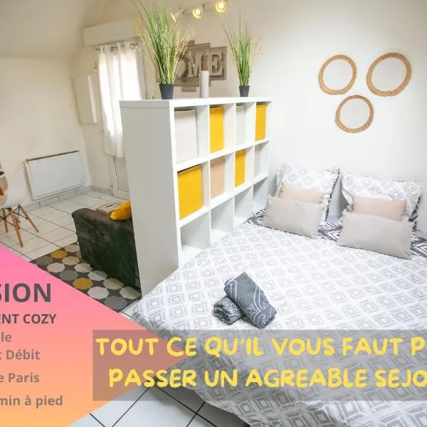 L'Evasion - coeur de ville - WIFI - Gare，位于Vigny的酒店