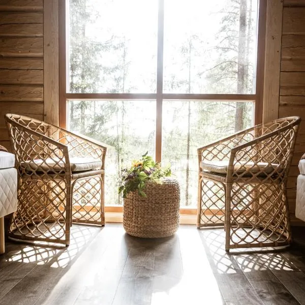 Forest Cabin Ainola next to Nuuksio National Park, in addition Hot Tub and Breakfast，位于Otalampi的酒店