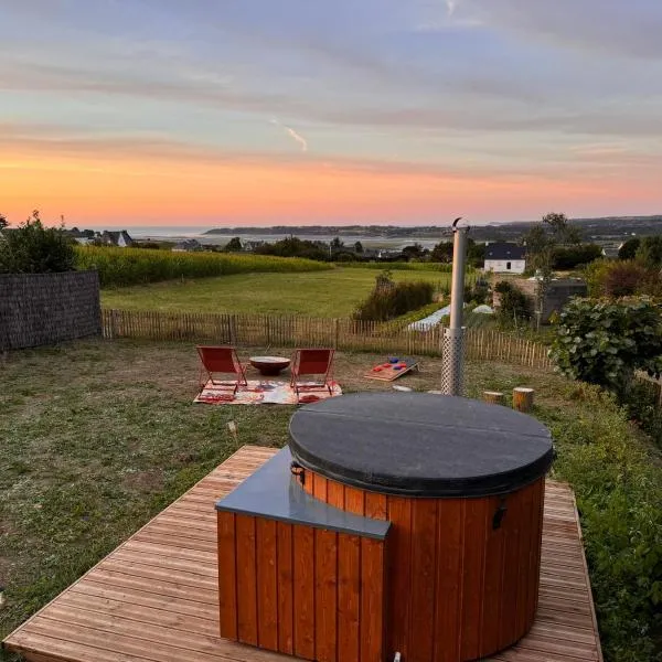 Tiny House 'bada' Vue Mer，位于朗格的酒店