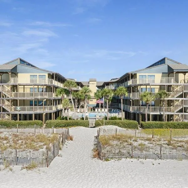 Sandpiper 1C- Stylish Gulf-side affordable，位于格尔夫海岸的酒店
