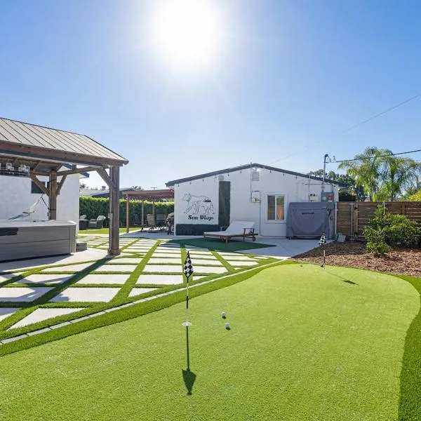 San Diego Chill House with Jacuzzi-Golf-Game Room，位于圣地亚哥的酒店