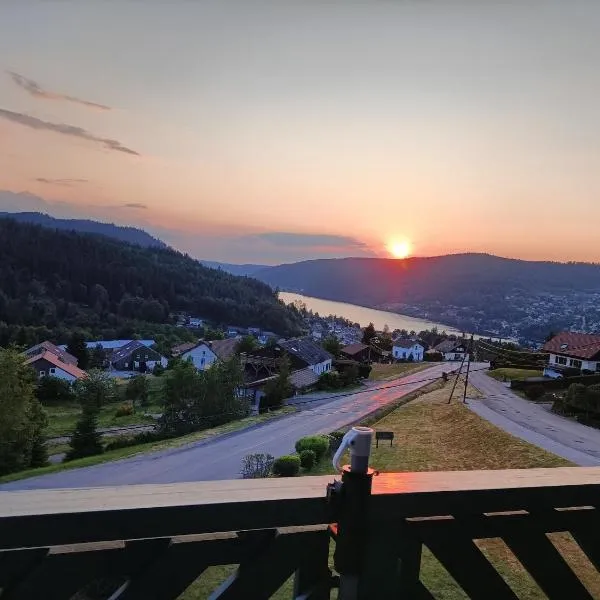 Appartement GERARDMER - Magnifique vue sur le lac - 2 adultes et 2 enfants maximum，位于热拉梅的酒店