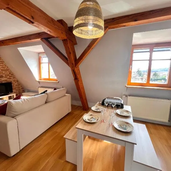 Duplex au cœur de Turckheim, 10 min de Colmar et place de parking，位于蒂尔凯姆的酒店