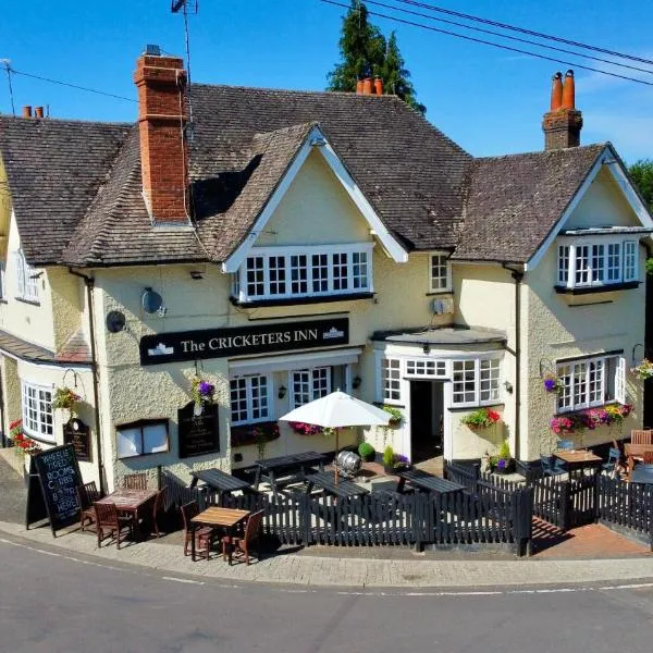 The Cricketers Inn，位于Saint Mary Bourne的酒店