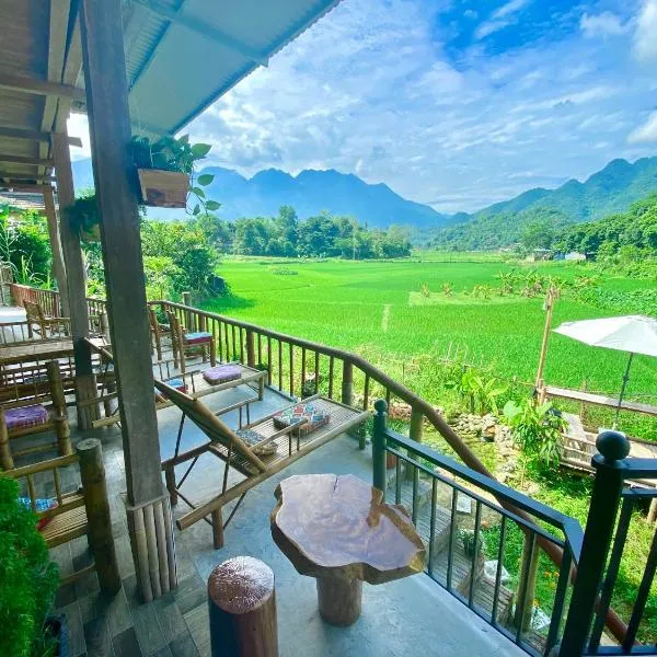 Meadow Mai Chau Homestay，位于枚州县的酒店