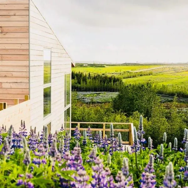 Northern lights Luxury with hot tub! 10 min to city，位于莫斯费德斯拜尔的酒店