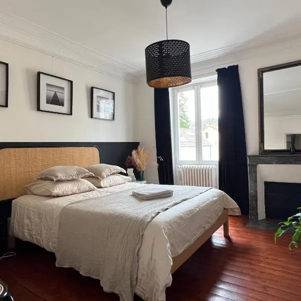 Maison de ville-idéale pour les déplacements pros-35min Paris-versailles-Giverny-，位于La Falaise的酒店