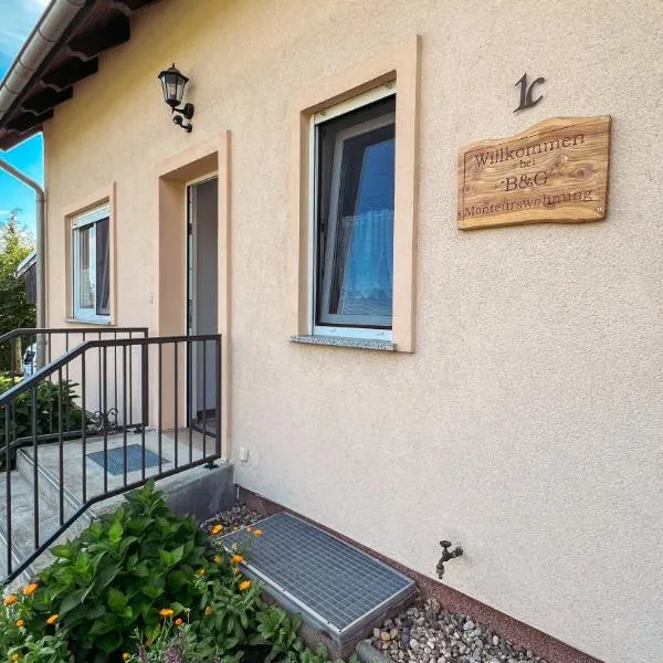 B&G Monteurwohnung，位于新策勒的酒店