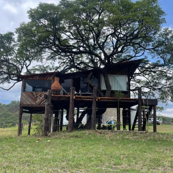 Hangar 5 La Casita del Arbol，位于San Lucas del Pulque的酒店