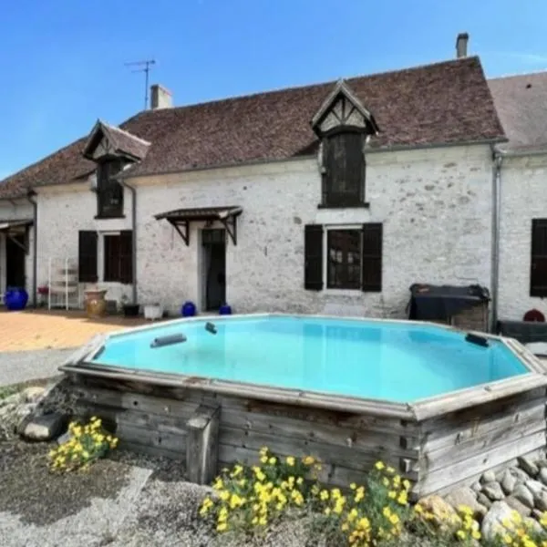 Gite Le Grand Chevrier，位于Châteauneuf-sur-Cher的酒店