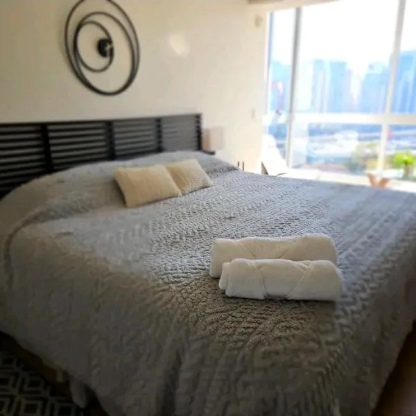 Hermosa SUITE vista increíble, gym, elevador，位于墨西哥城的酒店
