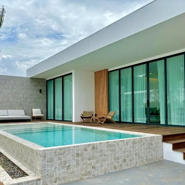 modernfes Pool Villa Khao Yai，位于Ban Nong Song Hong的酒店
