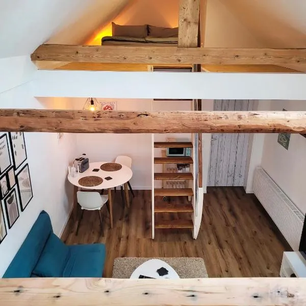 Modernes 1-Zimmer-Apartment mit Galerie-Schlafkoje im skandinavischen Stil，位于Ostenfeld的酒店