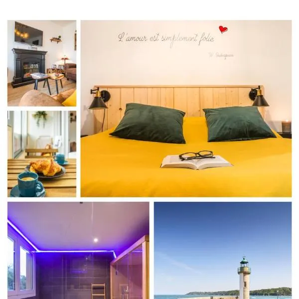 Escapade en Bord de mer avec Sauna et Spa Privés，位于Pordic的酒店