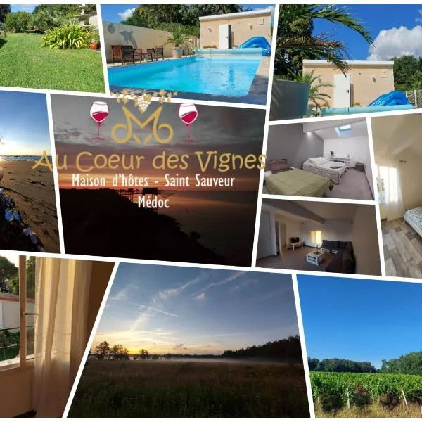 Au Coeur des Vignes Médoc，位于Saint-Sauveur的酒店