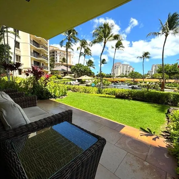 Luxury Ko Olina Beach Rental B105 Ground floor with Private Garden 1parking，位于Waianae的酒店