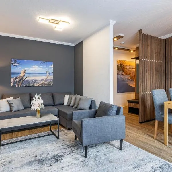 Moderne Appartement Wohnung mit 2 Schlafzimmern im Zentrum von Riesa，位于里萨的酒店