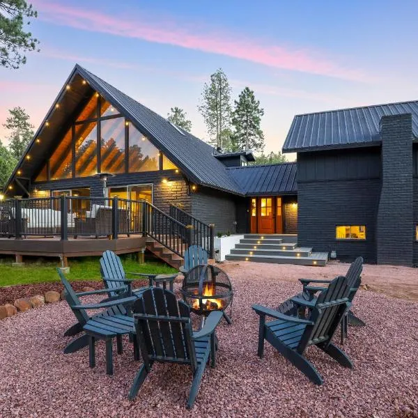 Cozy Modern Chalet in Strawberry，位于Pine的酒店