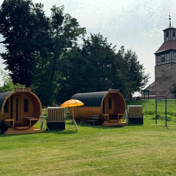 Heinrich's Schlaffässer im Nuthegarten，位于Walternienburg的酒店