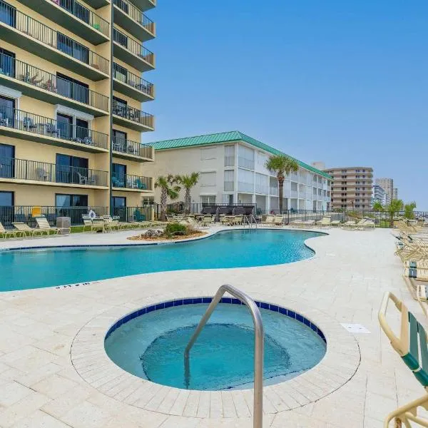 Ocean Views from Your Private Balcony! Sunglow Resort 606 by Brightwild，位于德通纳海滩海岸的酒店