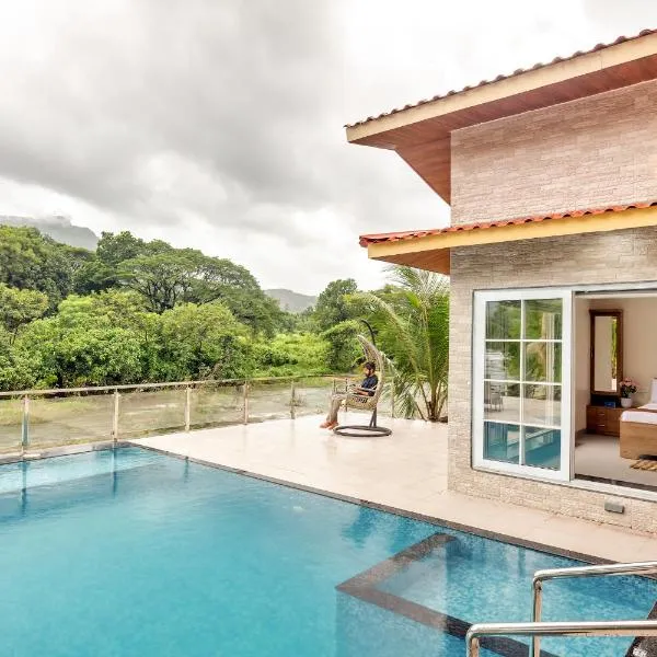 SaffronStays Riverdeck Vista，位于卡尔贾特的酒店