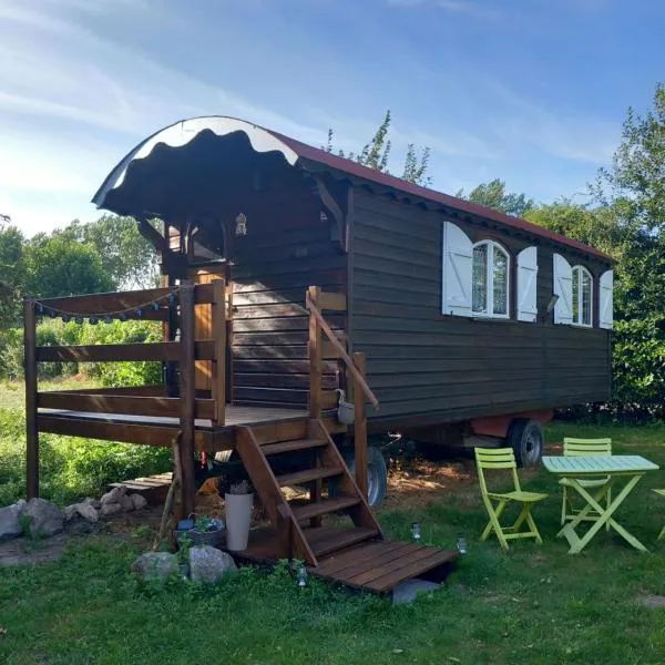 roulotte chez France，位于Oye-Plage的酒店