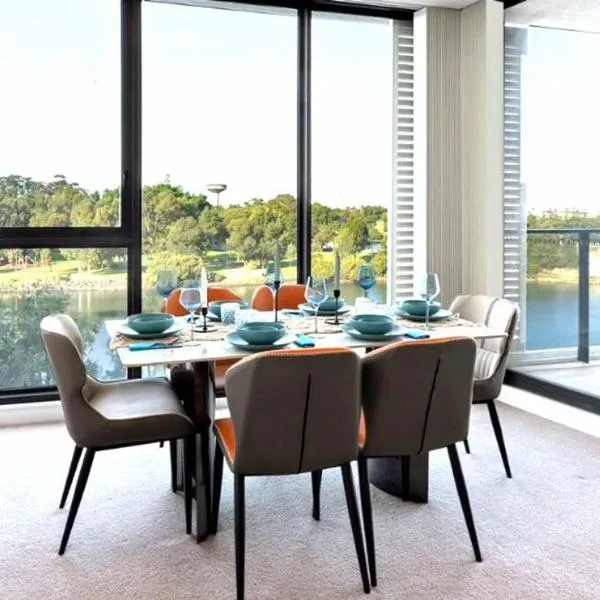 Lakeview Luxury 3Bedrooms Apt Wolli Creek close to Airport CBD，位于悉尼的酒店