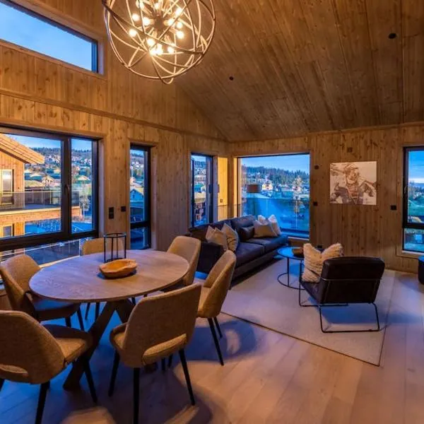 Skistadion Hafjell，位于哈山的酒店