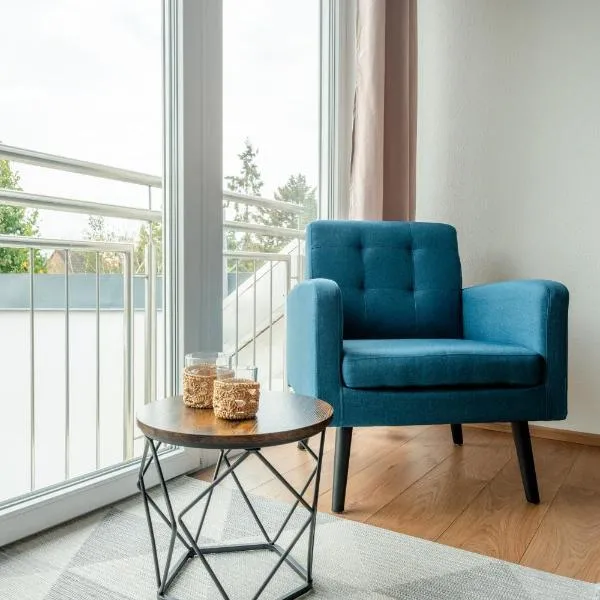 SCHLOSSBERG RESIDENCES - Design City-Apartment Nähe SAP und Hockenheimring,位于霍根海姆的酒店