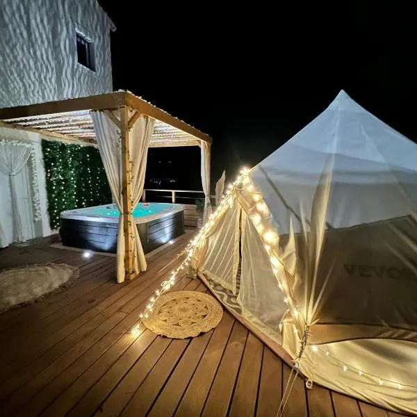 LOVE ROOM Tente chauffée Lodge spa MFG chez C&C, exclusivement réservée aux ADULTES，位于Cantaron的酒店