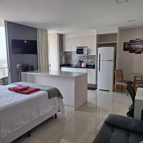 Studio em Guarulhos, perto do Aeroporto de Gru 15'min，位于瓜鲁柳斯的酒店