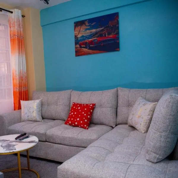 Gany Homes - Cozy 1-bedroom apartment in Nairobi with Parking and Netflix - TRM drive，位于内罗毕的酒店