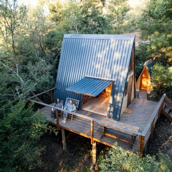 Gaia A-frame cabin，位于斯韦伦丹的酒店