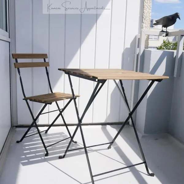 Moderne 3-Zimmer-Wohnung für bis zu 7 Personen，位于Friesenheim的酒店