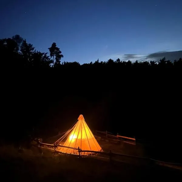 Tipi-Glamping am Gut Kunterbunt，位于Kaindorf的酒店