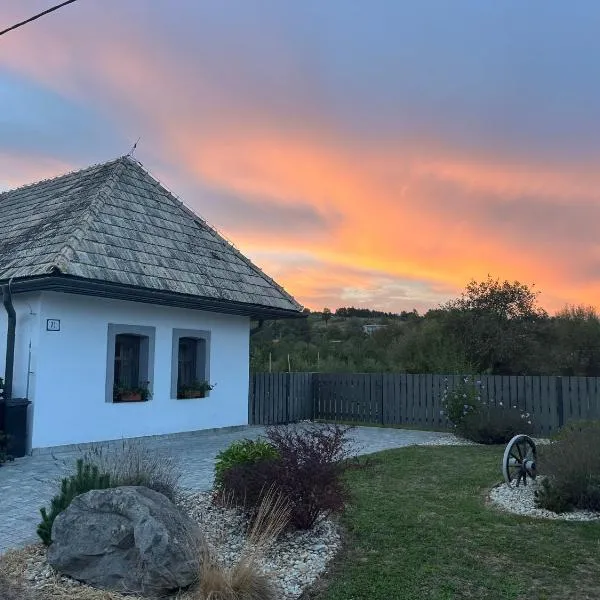 Biely domček so záhradou v malej obci Devičie，位于杜丁西的酒店