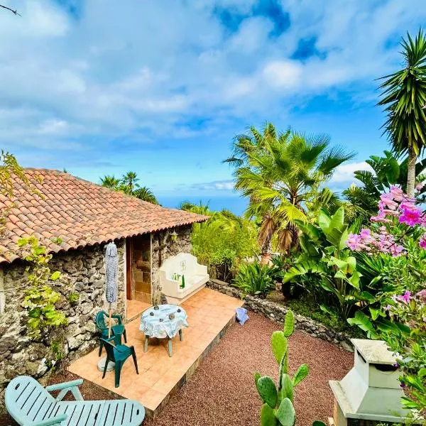 Finca Tenerife - Traumblick, tropischer Garten, viel Platz & Ruhe，位于La Guancha的酒店