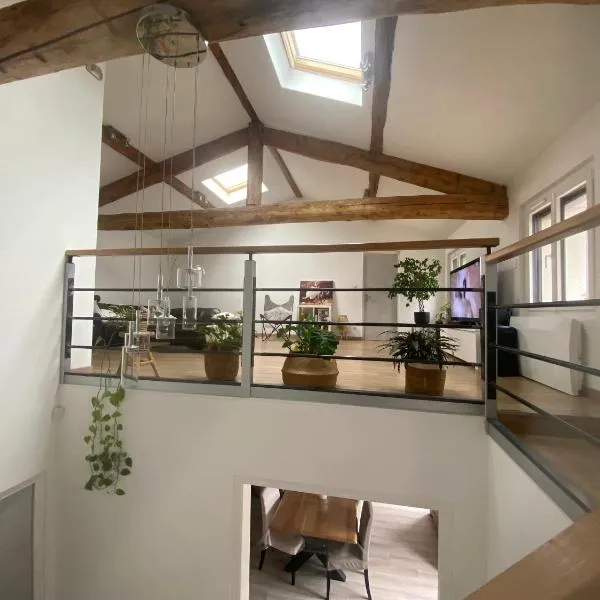 Chambres d'hôtes à la campagne，位于Saint-Romain-le-Puy的酒店