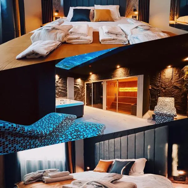 MOZAIK APARTMENTS & SPA - Modern 4-Star Apartments with Exclusive Private SPA WELLNESS in the City Center - SAUNA, JACUZZI, TURKISH BATH - FREE PARKING, Wi-FI - Rooms & Apartments Cuprija，位于丘普里亚的酒店